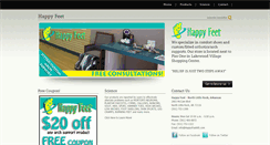 Desktop Screenshot of happyfeetar.com